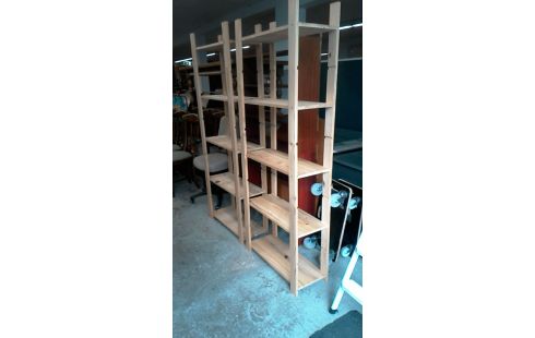 ETAGERE  BOIS  MASSIF   L' UNE