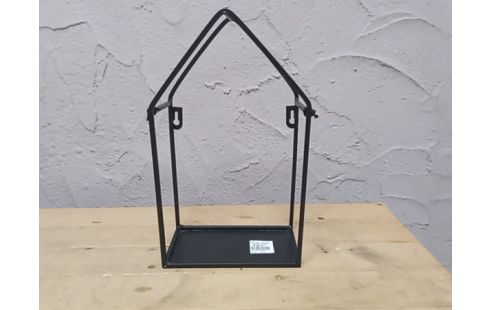 ETAGERE MURALE METAL NOIR