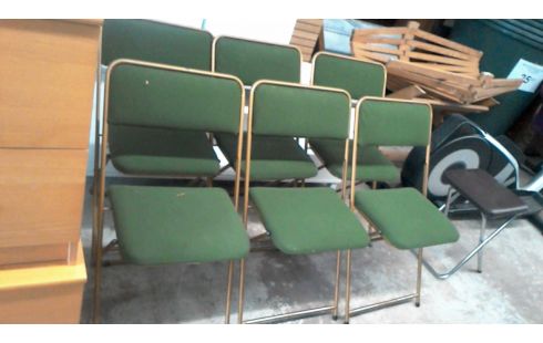 LOT DE 6 CHAISES