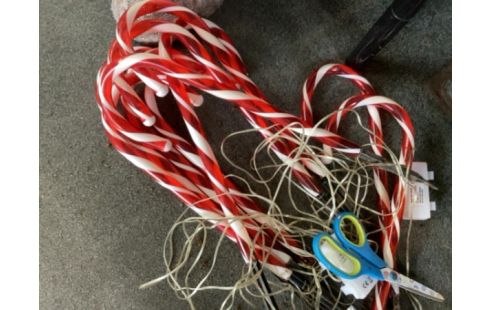 DECORATION SUCRE D’ORGE EXTÉRIEUR