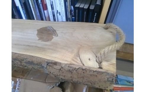 PLATEAU BOIS AVEC CORDES