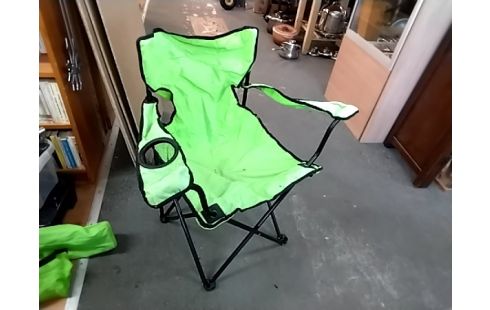 CHAISE VERTE PLIANTE