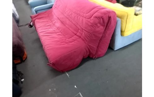 BANQUETTE BZ TISSU ROUGE