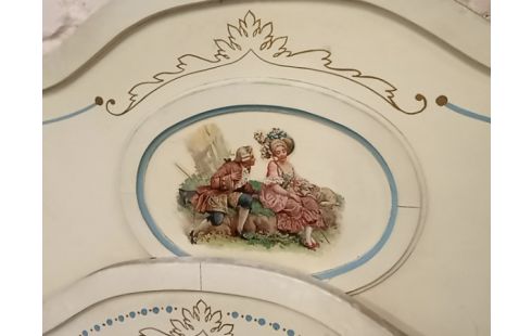 TETE DE LIT DECOR ROMANTIQUE RETRO