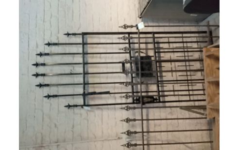 PORTE FER FORGE GOTHIQUE+CLÉ v