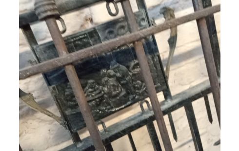 PORTE FER FORGE GOTHIQUE+CLÉ v