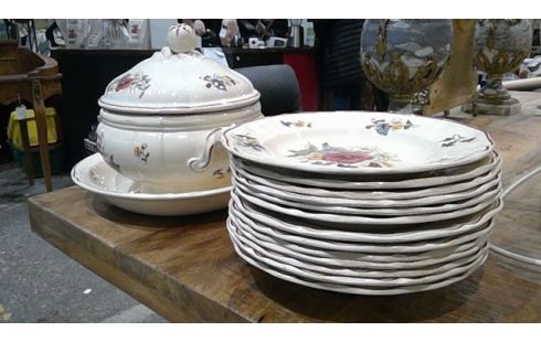 SOUPIERE ASSIETTES  SARREGUEMINES