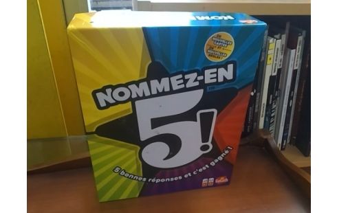 JEU DE SOCIETE NOMMEZ EN 5