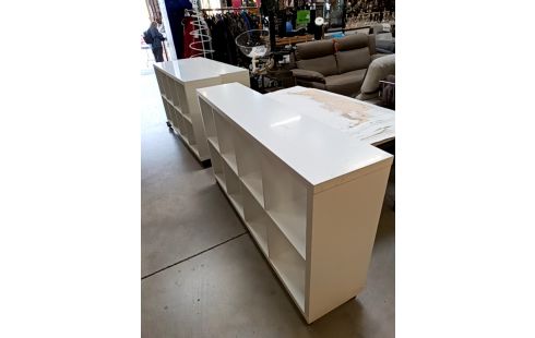 MEUBLE DE RANGEMENT SUR ROULETTES 160X36