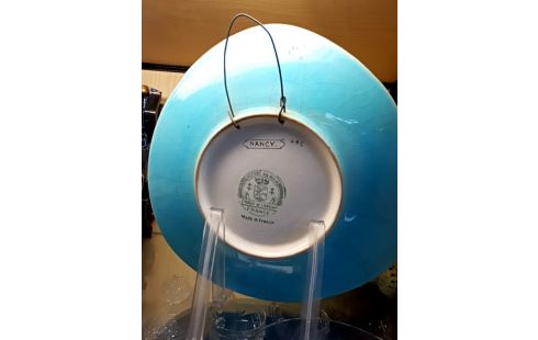 ASSIETTE DECO EMAUX DE LONGWY