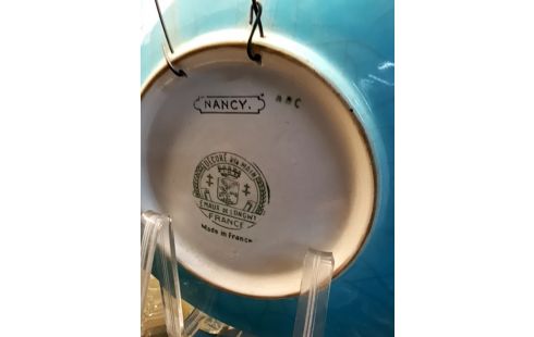 ASSIETTE DECO EMAUX DE LONGWY