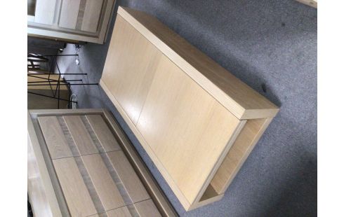 TABLE BASSE SALON MODERNE CHENE CLAIR