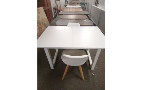 TABLE + 2 CHAISES BLANCHE
