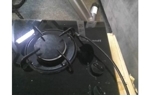 PLAQUE GAZ BRANDT GAZ DE VILLE + 1 FEU ELECTRIQUE