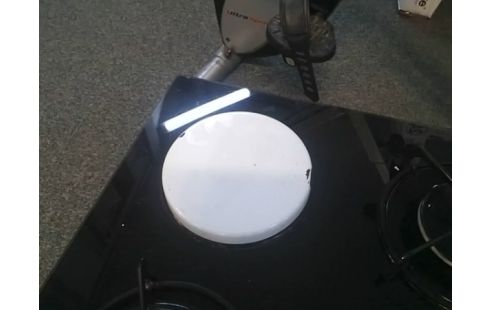 PLAQUE GAZ BRANDT GAZ DE VILLE + 1 FEU ELECTRIQUE