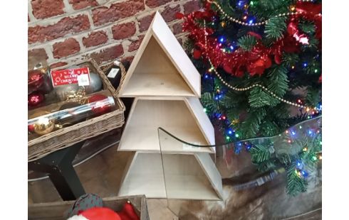 DECORATION SAPIN BOIS