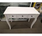 CONSOLE BLANCHE 3 TIROIRS