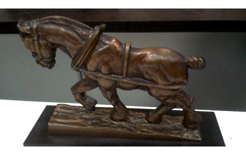ESTATUA, , CABALLO BRONCE