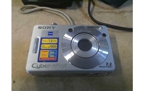 APPAREIL PHOTO SONY CYBER-SHOT 7.2 MPX (AVEC CHARGEUR ET SACOCHE)