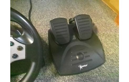 VOLANT POUR CONSOLE BROOKLYN PS1/PS2 AVEC PEDALE