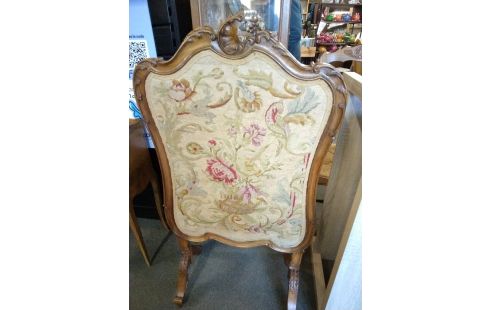 PARE FEU ROCAILLE TISSUS NOYER