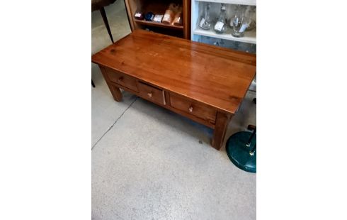 TABLE BASSE 3 TIROIRS