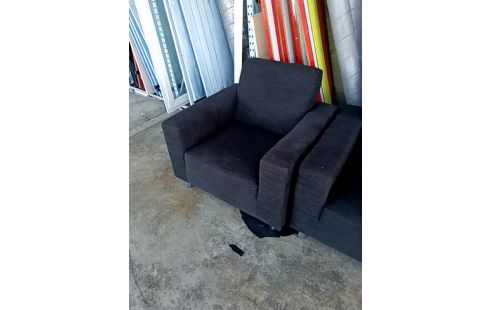 BANQUETTE TISSUS +FAUTEUIL