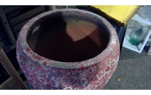 CACHE POT  STYLE CERAMIQUE