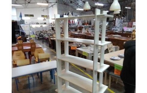 ETAGERE BIBLIOTHÈQUE BLANCHE DÉMONTABLE