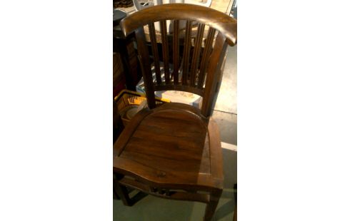 4 SILLAS COLONIAL TECA