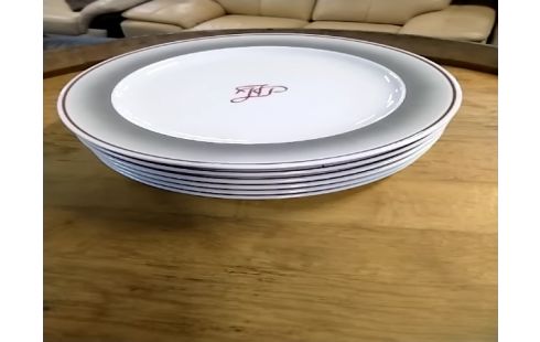 SERVICE ASSIETTES LOT DE 6