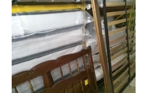 LIT 140X190 BOIS RUSTIQUE