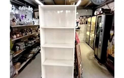 ETAGERE DE RANGEMENT MÉLANINE BLANC