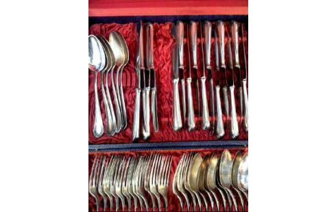 BESTECKSET VERSILBERT <BSF> 45-TLG. +KOFFER