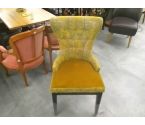 FAUTEUIL TISSU JAUNE