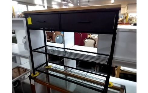 CONSOLE Metal pltx bois rajouté à coller