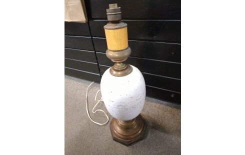 PIED DE LAMPE CRAQUELÉ