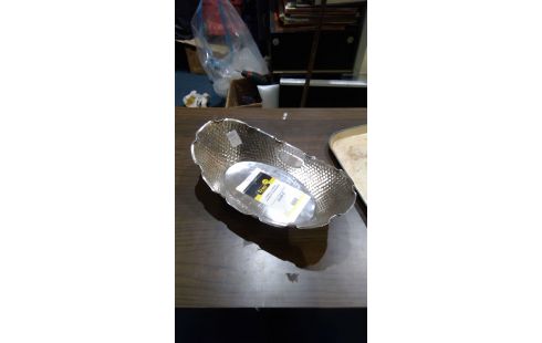 CORBEILLE MÉTAL ARGENTÉ WISKEMANN