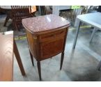 CHEVET 1 TIROIR 1 PORTE DESSUS MARBRE