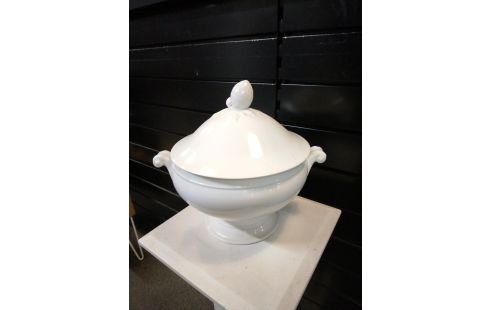 SOUPIERE FAIENCE BLANCHE