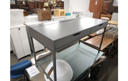 BUREAU 2 TIROIRS GRIS