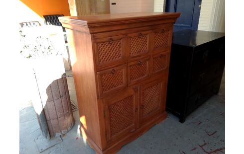 MEUBLE BOIS EXOTIQUE 6T 2P