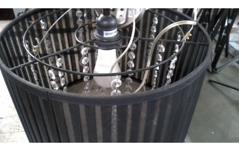 HANGLAMP ROND ZWART PAREL