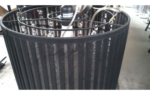 HANGLAMP ROND ZWART PAREL