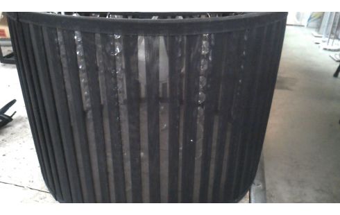 HANGLAMP ROND ZWART PAREL