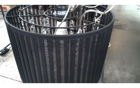 HANGLAMP ROND ZWART PAREL