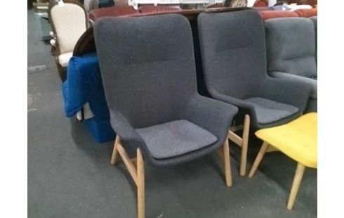 FAUTEUIL IKEA VEBDO TISSU GRIS