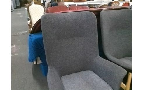 FAUTEUIL IKEA VEBDO TISSU GRIS