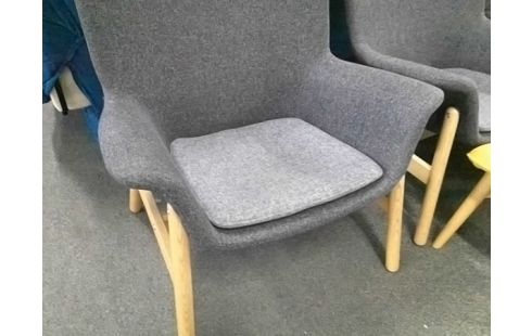 FAUTEUIL IKEA VEBDO TISSU GRIS