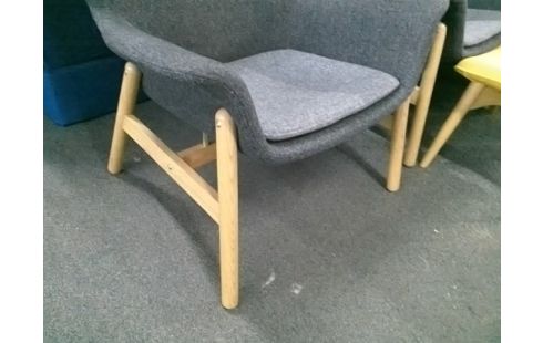 FAUTEUIL IKEA VEBDO TISSU GRIS